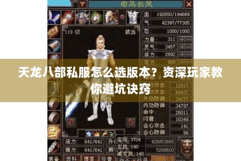 天龙八部私服怎么选版本?资深玩家教你避坑诀窍 天龙八部私服怎么选版本?资深玩家教你避坑诀窍