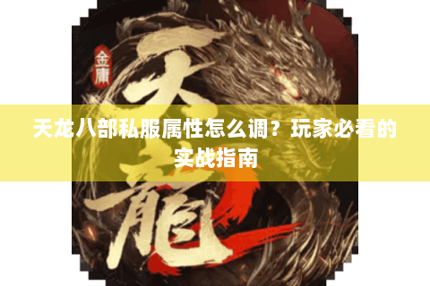 天龙八部私服属性怎么调?玩家必看的实战指南 天龙八部私服属性怎么调?玩家必看的实战指南