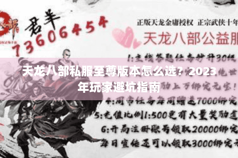 天龙八部私服至尊版本怎么选?2023年玩家避坑指南 天龙八部私服至尊版本怎么选?2023年玩家避坑指南