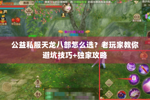 公益私服天龙八部怎么选？老玩家教你避坑技巧+独家攻略