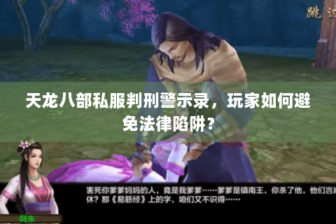 天龙八部私服判刑警示录，玩家如何避免法律陷阱？