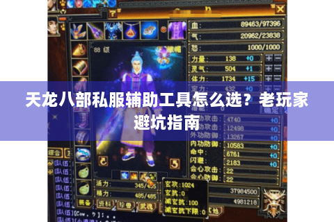 天龙八部私服辅助工具怎么选?老玩家避坑指南 天龙八部私服辅助工具怎么选?老玩家避坑指南