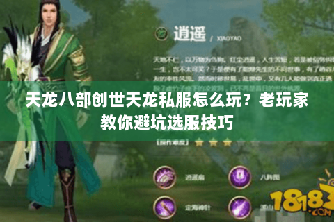 天龙八部创世天龙私服怎么玩?老玩家教你避坑选服技巧 天龙八部创世天龙私服怎么玩?老玩家教你避坑选服技巧