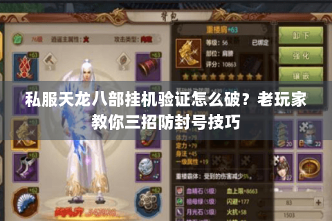 私服天龙八部挂机验证怎么破?老玩家教你三招防封号技巧 私服天龙八部挂机验证怎么破?老玩家教你三招防封号技巧