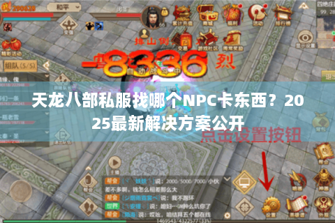 天龙八部私服找哪个NPC卡东西？2025最新解决方案公开