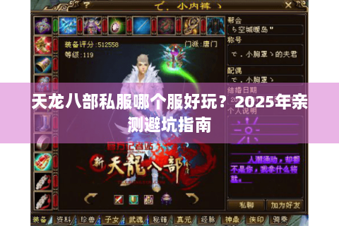 天龙八部私服哪个服好玩？2025年亲测避坑指南