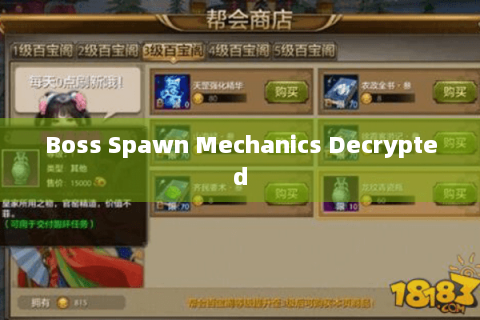 Boss Spawn Mechanics Decrypted