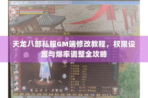 天龙八部私服GM端修改教程，权限设置与爆率调整全攻略