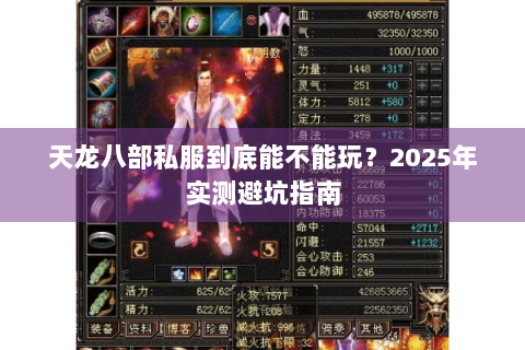 天龙八部私服到底能不能玩？2025年实测避坑指南