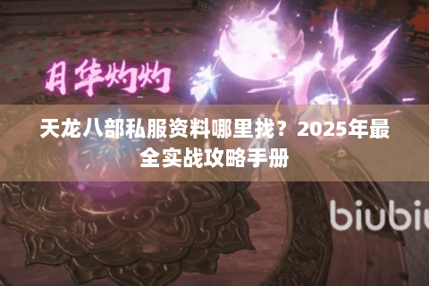 天龙八部私服资料哪里找？2025年最全实战攻略手册