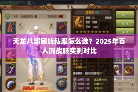 天龙八部团战私服怎么选?2025年百人混战服实测对比 天龙八部团战私服怎么选?2025年百人混战服实测对比