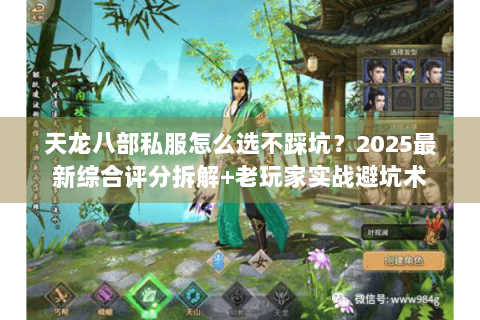 天龙八部私服怎么选不踩坑？2025最新综合评分拆解+老玩家实战避坑术