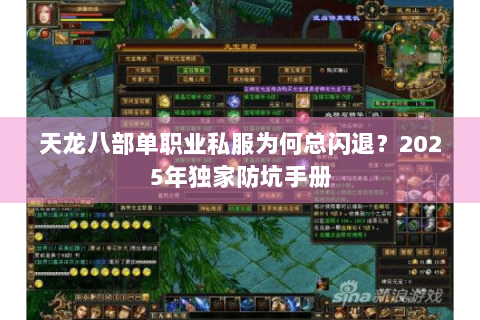 天龙八部单职业私服为何总闪退？2025年独家防坑手册