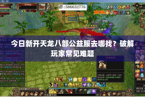 今日新开天龙八部公益服去哪找？破解玩家常见难题