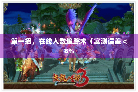 第一招，在线人数追踪术（实测误差＜8%