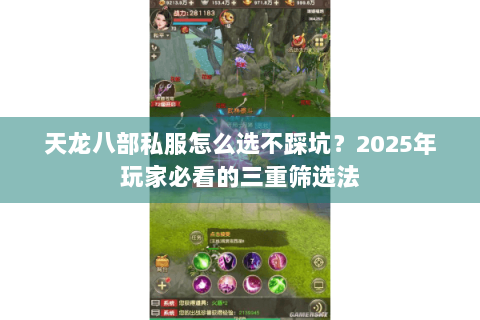 天龙八部私服怎么选不踩坑？2025年玩家必看的三重筛选法