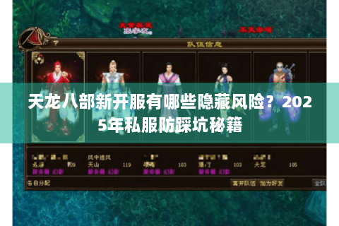 天龙八部新开服有哪些隐藏风险？2025年私服防踩坑秘籍