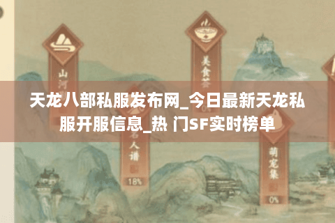 天龙八部私服发布网_今日最新天龙私服开服信息_热 门SF实时榜单