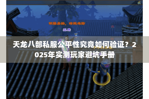 天龙八部私服公平性究竟如何验证？2025年实测玩家避坑手册