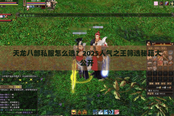 天龙八部私服怎么选？2025人气之王筛选秘籍大公开