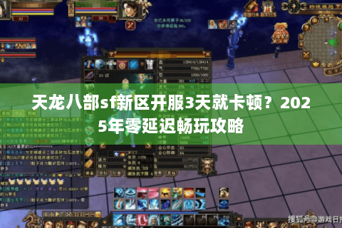 天龙八部sf新区开服3天就卡顿？2025年零延迟畅玩攻略