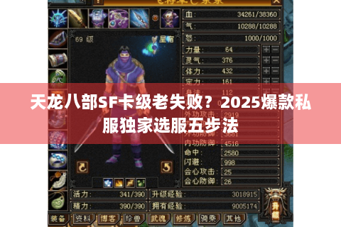 天龙八部SF卡级老失败？2025爆款私服独家选服五步法