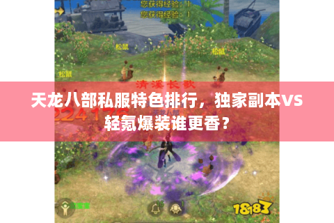 天龙八部私服特色排行，独家副本VS轻氪爆装谁更香？