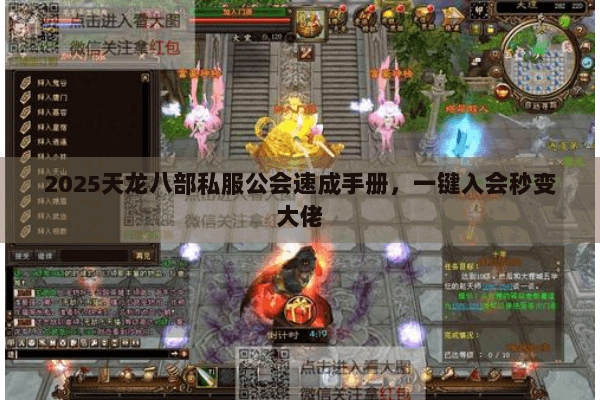 2025天龙八部私服公会速成手册,一键入会秒变大佬 2025天龙八部私服公会速成手册,一键入会秒变大佬