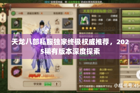 天龙八部私服独家终极权威推荐,2025稀有版本深度探索 天龙八部私服独家终极权威推荐,2025稀有版本深度探索