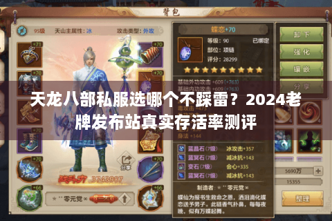 天龙八部私服选哪个不踩雷？2024老牌发布站真实存活率测评