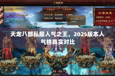 天龙八部私服人气之王,2025版本人气榜真实对比 天龙八部私服人气之王,2025版本人气榜真实对比