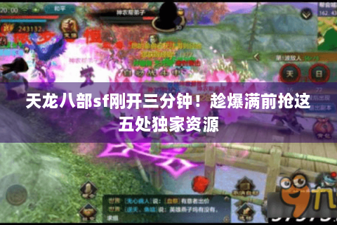 天龙八部sf刚开三分钟！趁爆满前抢这五处独家资源