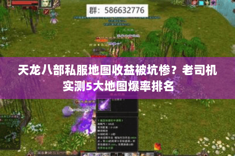 天龙八部私服地图收益被坑惨？老司机实测5大地图爆率排名