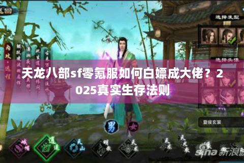 天龙八部sf零氪服如何白嫖成大佬?2025真实生存法则 天龙八部sf零氪服如何白嫖成大佬?2025真实生存法则