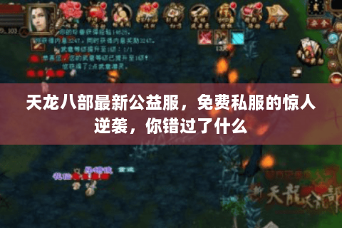 天龙八部最新公益服,免费私服的惊人逆袭,你错过了什么 天龙八部最新公益服,免费私服的惊人逆袭,你错过了什么