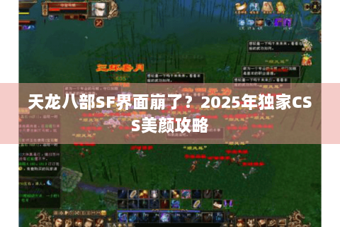 天龙八部SF界面崩了？2025年独家CSS美颜攻略