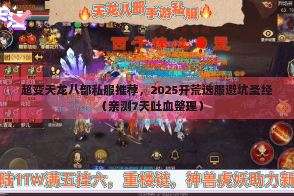 超变天龙八部私服推荐，2025开荒选服避坑圣经（亲测7天吐血整理）