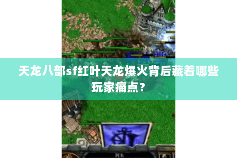 天龙八部sf红叶天龙爆火背后藏着哪些玩家痛点? 天龙八部sf红叶天龙爆火背后藏着哪些玩家痛点?