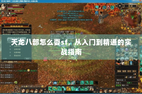 天龙八部怎么耍sf，从入门到精通的实战指南
