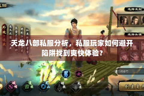 天龙八部私服分析，私服玩家如何避开陷阱找到爽快体验？