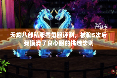 天龙八部私服零氪服评测，被骗5次后我摸清了良心服的挑选法则