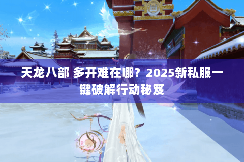天龙八部 多开难在哪？2025新私服一键破解行动秘笈