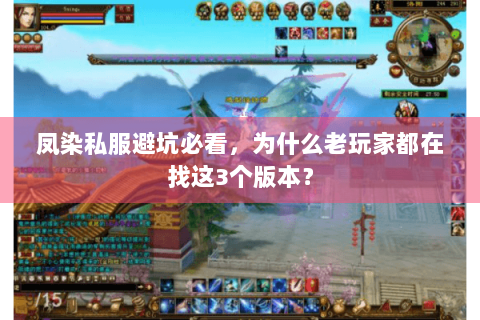 凤染私服避坑必看，为什么老玩家都在找这3个版本？