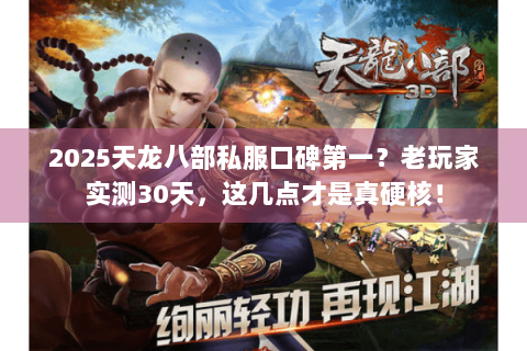 2025天龙八部私服口碑第一？老玩家实测30天，这几点才是真硬核！