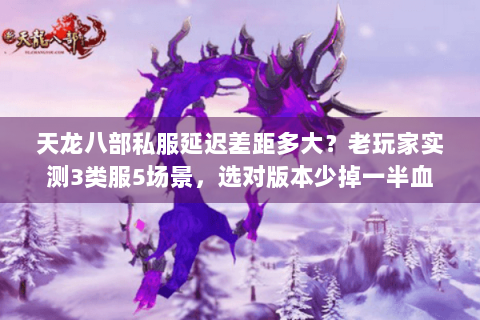 天龙八部私服延迟差距多大？老玩家实测3类服5场景，选对版本少掉一半血