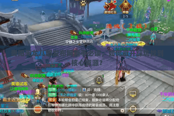 贵阳天龙八部发布网新手必读，如何避开踩坑找到核心资源？