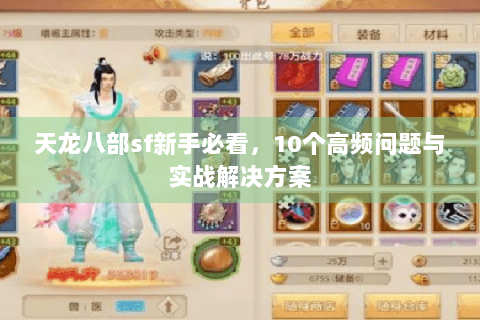 天龙八部sf新手必看，10个高频问题与实战解决方案