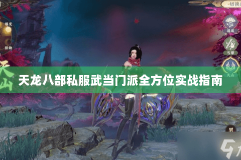 天龙八部私服武当门派全方位实战指南 天龙八部私服武当门派全方位实战指南