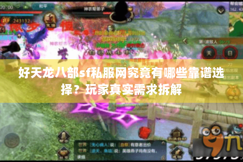 好天龙八部sf私服网究竟有哪些靠谱选择?玩家真实需求拆解 好天龙八部sf私服网究竟有哪些靠谱选择?玩家真实需求拆解