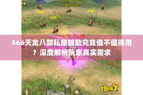 566天龙八部私服辅助究竟值不值得用?深度解析玩家真实需求 566天龙八部私服辅助究竟值不值得用?深度解析玩家真实需求